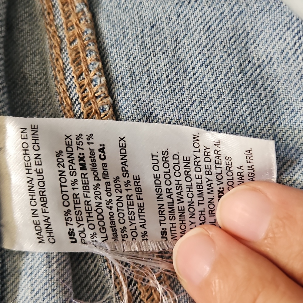 Chico's Light Blue Wide-Leg Jeans - Picture 5 of 5